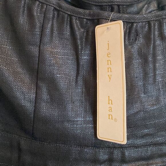 NWT Jenny Han Linen Waxed Dress(size XS) - Picture 5 of 10